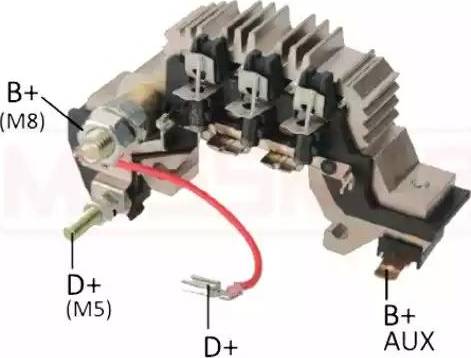Messmer 215865 - Rectifier, alternator car-mod.net