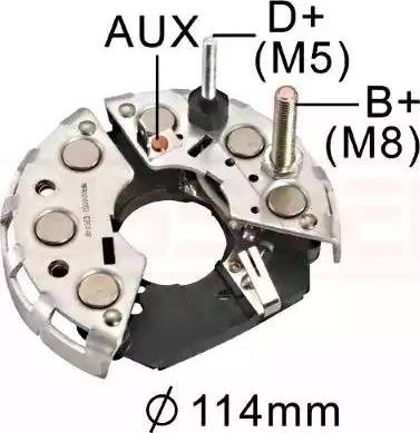 Messmer 215324 - Rectifier, alternator car-mod.net