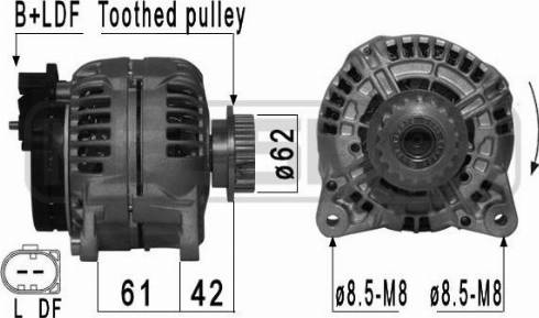 Messmer 210581A - Alternator car-mod.net