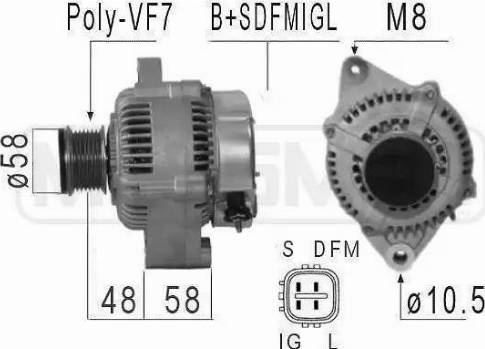 Messmer 210577 - Alternator car-mod.net
