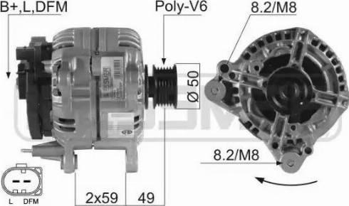 Messmer 210045 - Alternator car-mod.net
