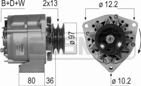 Messmer 210006A - Alternator car-mod.net