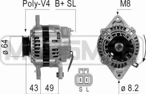 Messmer 210804R - Alternator car-mod.net