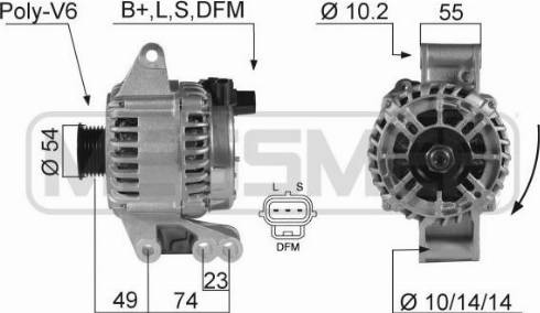Messmer 210359A - Alternator car-mod.net