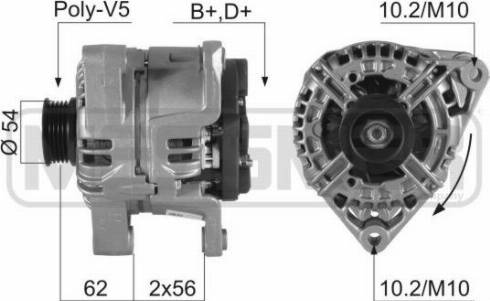 Messmer 210356A - Alternator car-mod.net