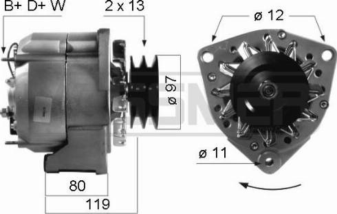 Messmer 210306A - Alternator car-mod.net