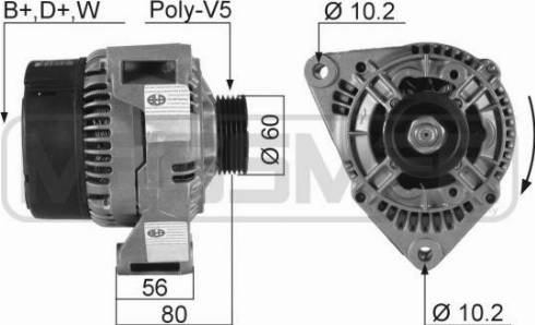 Messmer 210291R - Alternator car-mod.net
