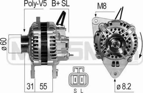 Messmer 210799 - Alternator car-mod.net
