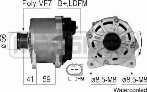 Messmer 210777 - Alternator car-mod.net