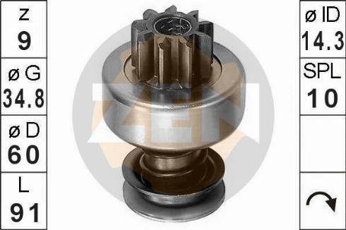Messmer 225150 - Bendix, starter pinion car-mod.net