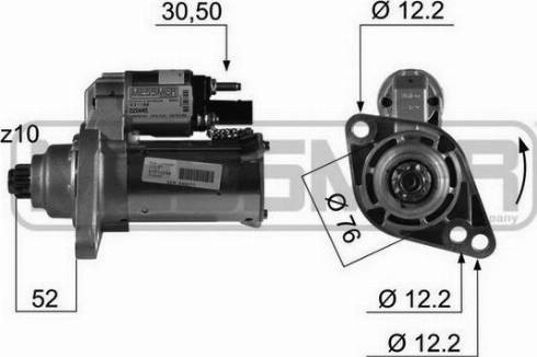 Messmer 220445A - Starter car-mod.net