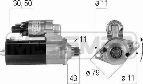 Messmer 220552 - Starter car-mod.net