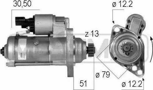 Messmer 220583 - Starter car-mod.net