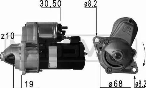 Messmer 220 691 - Starter car-mod.net