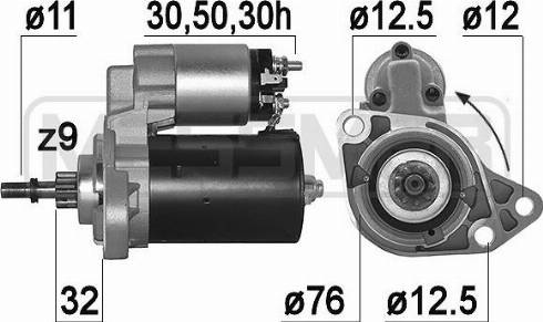 Messmer 220097R - Starter car-mod.net