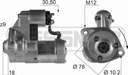 Messmer 220048A - Starter car-mod.net