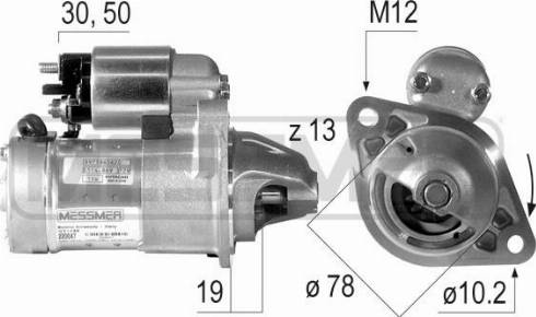 Messmer 220047A - Starter car-mod.net