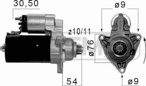 Messmer 220054A - Starter car-mod.net