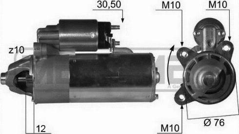 Messmer 220015A - Starter car-mod.net
