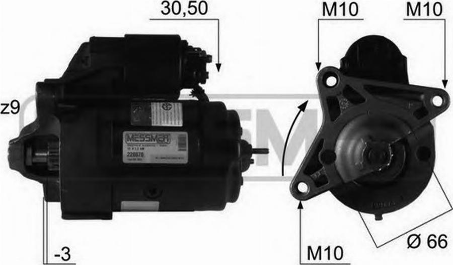 Messmer 220070 - Starter car-mod.net