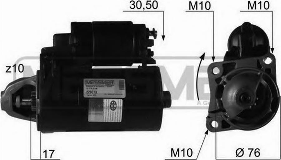Messmer 220073 - Starter car-mod.net