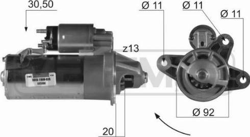 Messmer 220164A - Starter car-mod.net