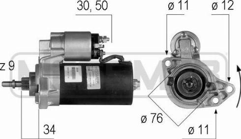 Messmer 220189A - Starter car-mod.net