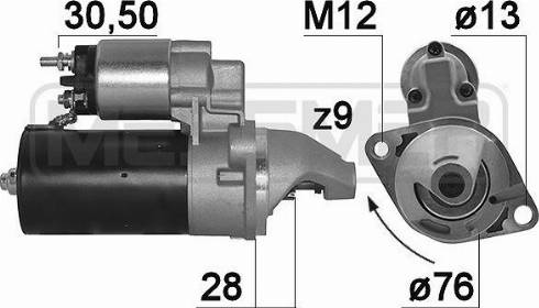 Messmer 220133A - Starter car-mod.net