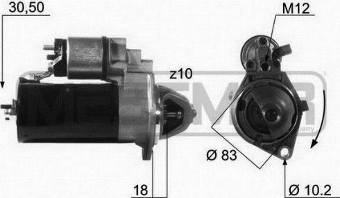 Messmer 220132A - Starter car-mod.net