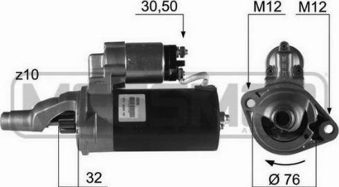 Messmer 220206A - Starter car-mod.net