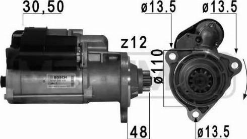 Messmer 220749 - Starter car-mod.net