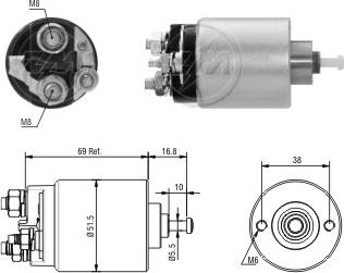 Messmer ZM961 - Solenoid Switch, starter car-mod.net