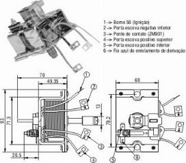 Messmer ZM902 - Solenoid Switch, starter car-mod.net