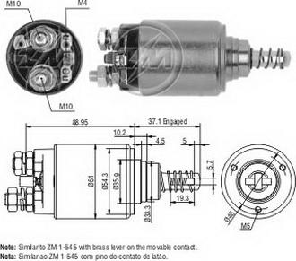 Messmer ZM649 - Solenoid Switch, starter car-mod.net