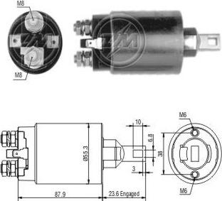 Messmer ZM891 - Solenoid Switch, starter car-mod.net