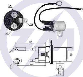 Messmer ZM3428 - Solenoid Switch, starter car-mod.net