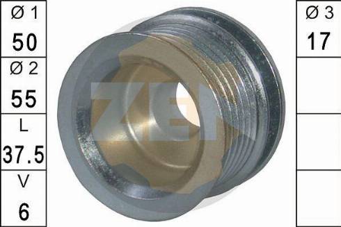 Messmer ZN5352 - Pulley, alternator, freewheel clutch car-mod.net