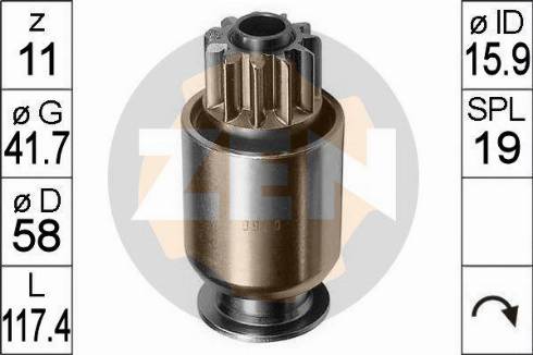 Messmer ZN0920 - Bendix, starter pinion car-mod.net