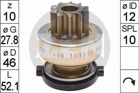 Messmer ZN1908 - Bendix, starter pinion car-mod.net