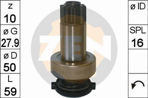 Messmer ZN1823 - Bendix, starter pinion car-mod.net