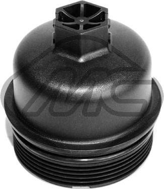 Metalcaucho 03837 - Cap, oil filter housing car-mod.net