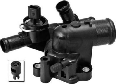 Metalcaucho 03288 - Coolant thermostat / housing car-mod.net