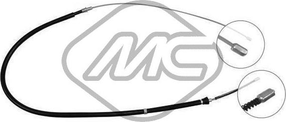 Metalcaucho 80372 - Cable, parking brake car-mod.net