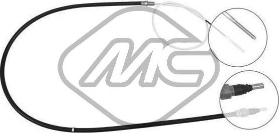 Metalcaucho 83728 - Cable, parking brake car-mod.net