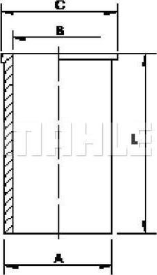 METAL LEVE C1478 - Cylinder Sleeve car-mod.net