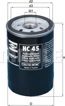 METAL LEVE HC 45 - Hydraulic Filter, automatic transmission car-mod.net