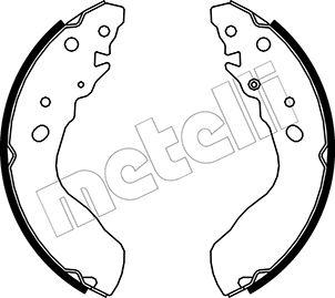 Metelli 53-0403 - Drum Brake Shoe Set car-mod.net