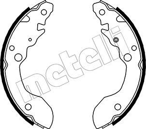Metelli 53-0402 - Drum Brake Shoe Set car-mod.net