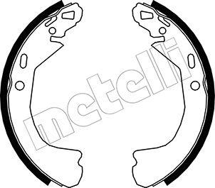 Metelli 53-0551 - Drum Brake Shoe Set car-mod.net