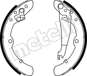 Metelli 53-0008 - Drum Brake Shoe Set car-mod.net
